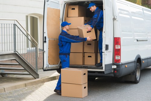 Commercial office move with careful loading support