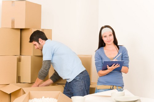 Household move items ready for a transparent storage quote